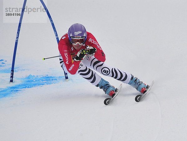 Maria Riesch  Ski-Weltcup  Garmisch-Partenkirchen  Bayern  Deutschland  Europa