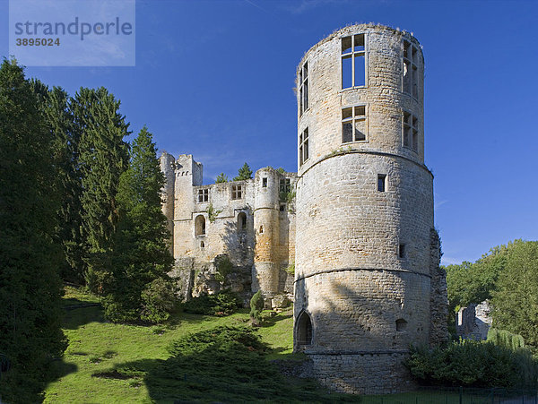 Burg Beaufort  Luxemburg  Europa