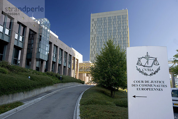 Europäischer Gerichtshof  Kirchberg-Plateau  Europa-Viertel  Luxemburg  Europa
