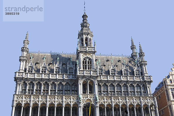 Rathaus am Grote Markt  Grand Place  Brüssel  Belgien  Europa