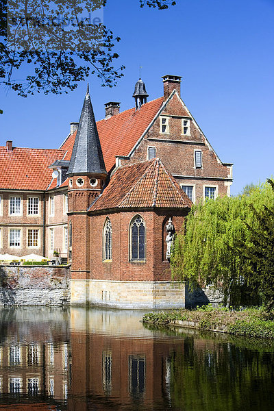Burg Hülshoff  Havixbeck  Münsterland  Nordrhein-Westfalen  Deutschland  Europa