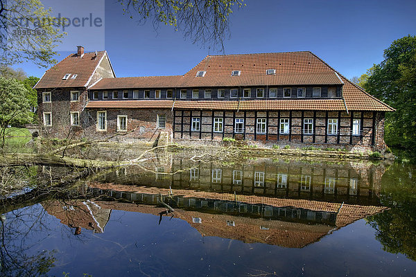 Schloss Senden  Wasserschloss  Münsterland  Nordrhein-Westfalen  Deutschland  Europa
