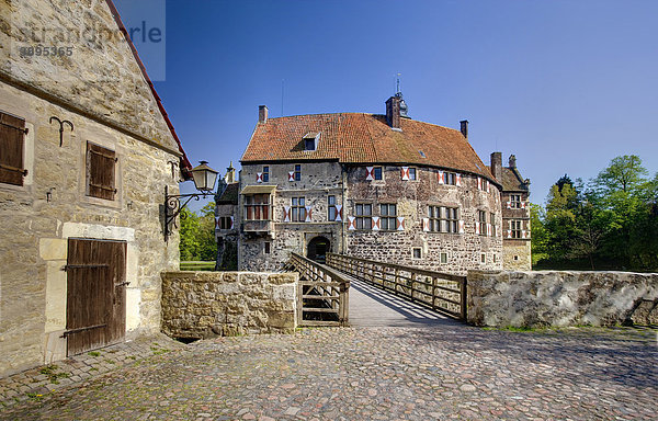 Burg Vischering  Lüdinghausen  Münsterland  Nordrhein-Westfalen  Deutschland  Europa