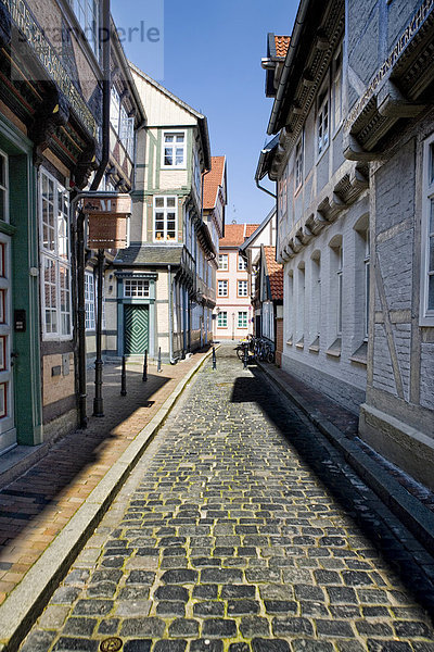 Gasse  Celle  Niedersachsen  Deutschland  Europa