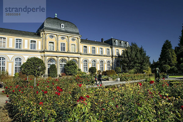Poppelsdorfer Schloss  Botanischer Garten  Bonn  Nordrhein-Westfalen  Deutschland  Europa
