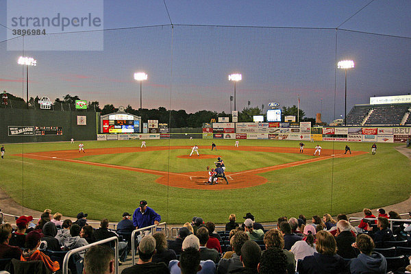 Sea Dogs Baseball  Hadlock Field  Portland  Maine  New England  USA