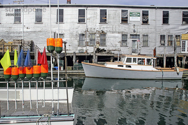 Fischereiflotte  Hummer-Boote  Portland  Maine  New England  USA