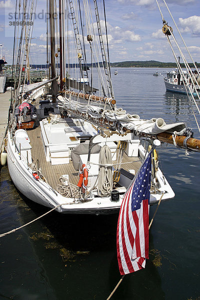 Schooner Bowdoin  Maritime Academy  Castine  Maine  New England  USA