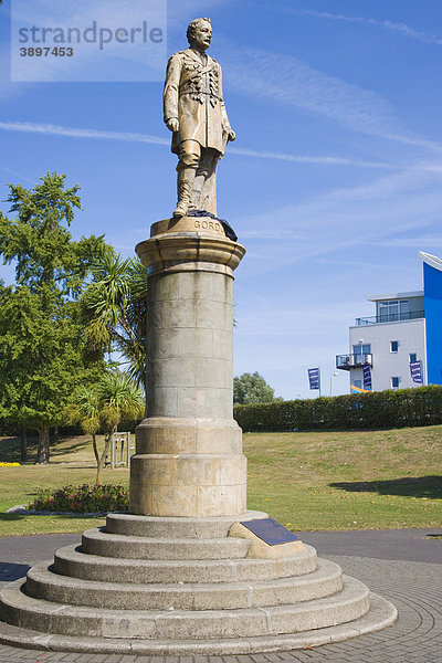 Statue von General Charles George Gordon in Fort Gardens  Gravesend  Kent  England  Vereinigtes Königreich  Europa