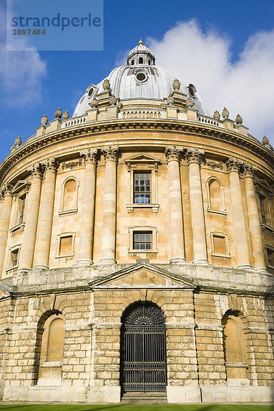 Radcliffe Camera Bibliothek und Lesesaal im Radcliffe Square  Oxford  Oxfordshire  England  Vereinigtes Königreich  Europa