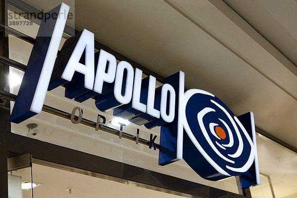 Schriftzug  Logo der Firma Apollo Optik