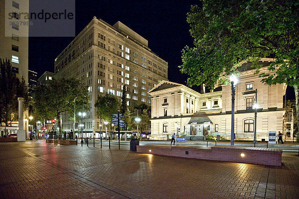 Das Pioneer Courthous  Pioneer Courthouse Square  Portland  Oregon  USA
