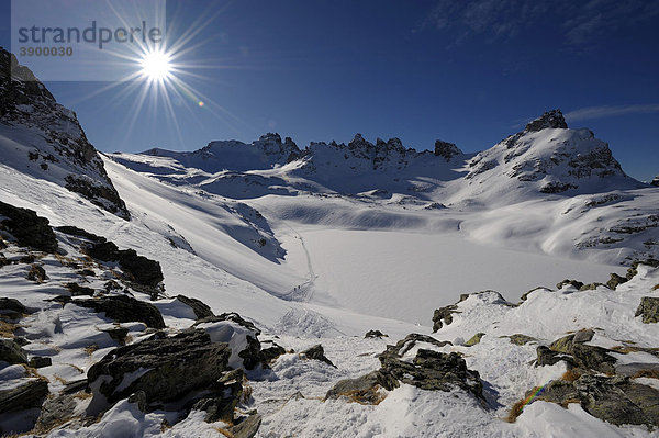 Gipfelpanorama  Chur  Graubünden  Schweiz  Europa