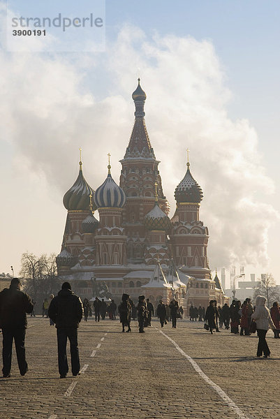 Orthodoxe Basilius-Kathedrale  Moskau  Russland
