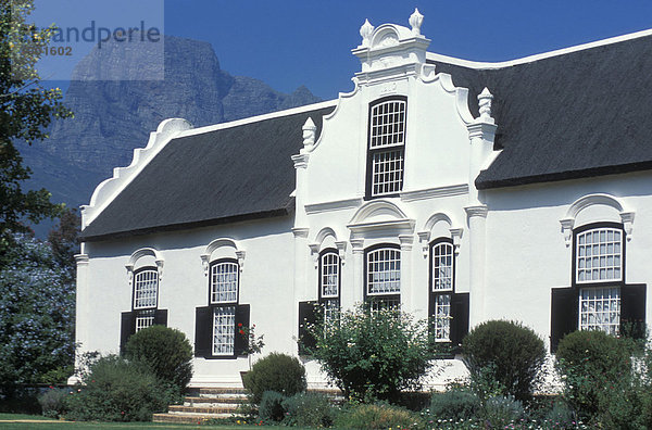Manor House im Weingut Boschendal  kapholländischer Baustil  Weinroute  Winelands oder Kapweinland  Westkap  Südafrika  Afrika