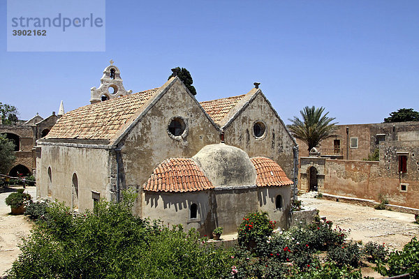 Klosterkirche  Arkadi Kloster  Moni Arkadi  Nationaldenkmal  Kreta  Griechenland  Europa