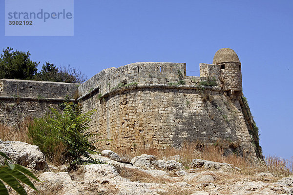 Venezianische Festung Fortezza  Burg  Rethimnon  Rethymno  Kreta  Griechenland  Europa