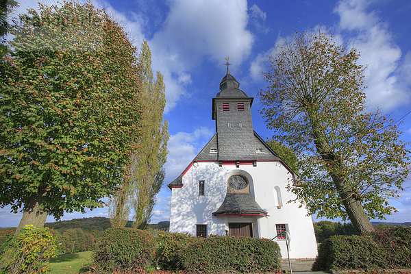 Katholische Kirche  Kapelle des hl. Antonius in Waldbruch  Bergisches Land  Nordrhein-Westfalen  Deutschland  Europa