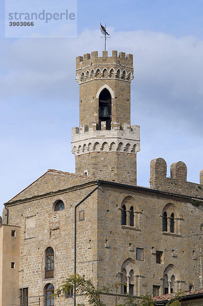 Stadtpalast  Palazzo dei Priori  Volterra  Toskana  Italien  Europa