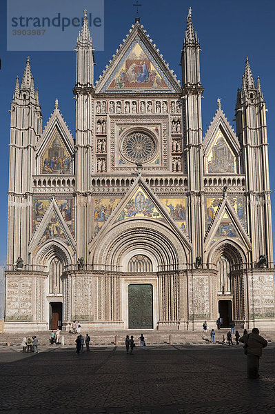 Duomo Santa Maria Assunta  Dom  Orvieto  Umbrien  Italien  Europa