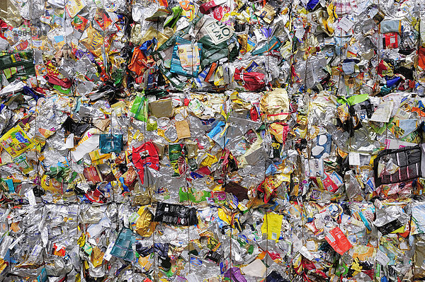 Gepresste Folienverpackungen  Recyclinghof