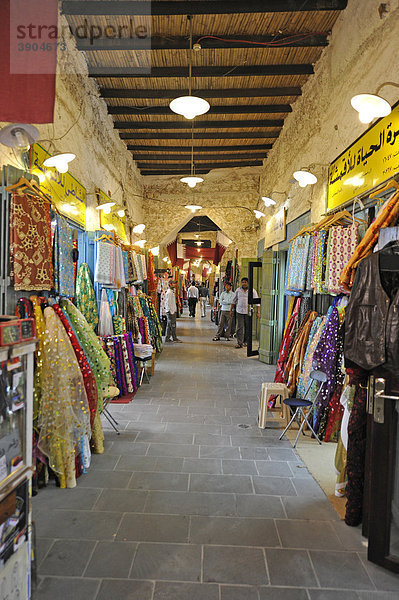 Souq al Waqif  ältester Souq  Bazar  des Landes  Doha  Katar  Qatar  Persischer Golf  Naher Osten  Asien