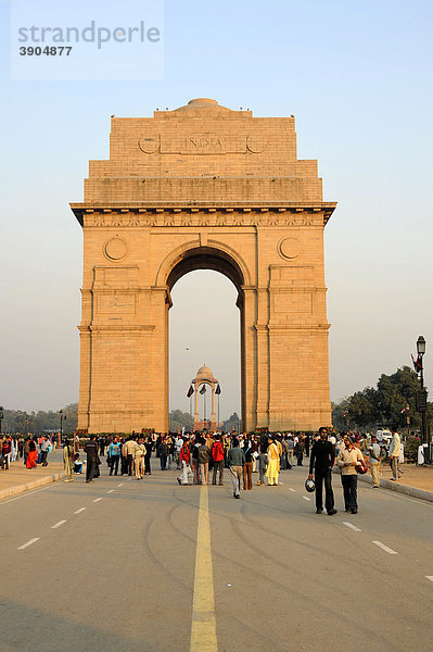 India Gate  All India War Memorial  Neu-Delhi  Delhi  Uttar Pradesh  Nordindien  Indien  Südasien  Asien