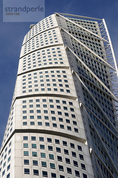 Turning Torso  das höchste Gebäude in Malmö  Schweden  Skandinavien  Europa