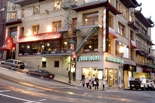 Chinatown  San Francisco  Kalifornien  Vereinigte Staaten von Amerika