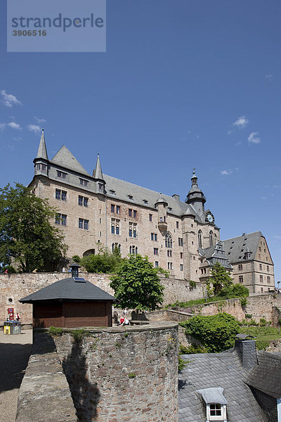 Das Landgrafenschloss  Marburg  Hessen  Deutschland  Europa