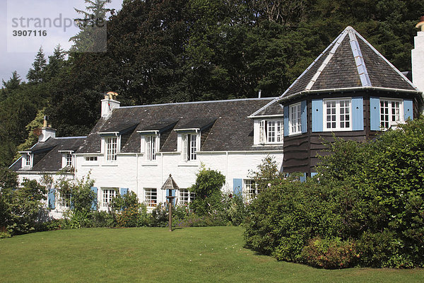 Landhaus auf der Insel Seil  Schottland  Großbritannien  Europa
