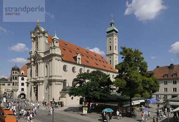 Heiliggeistkirche  München  Bayern  Deutschland  Europa
