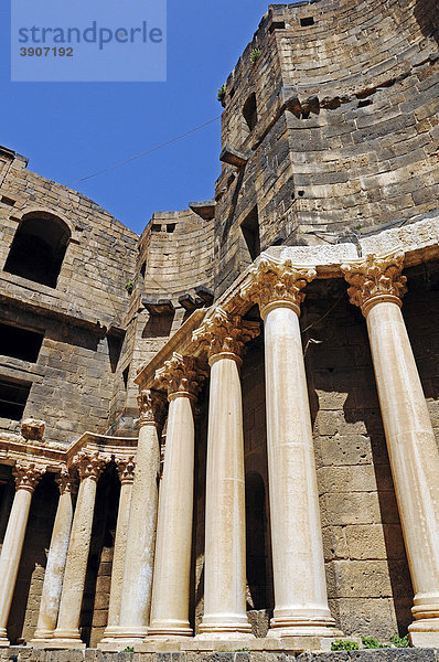 Römisches Theater in Bosra  Syrien  Asien