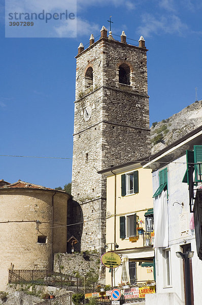 Bergdorf Colonnata bei Carrara  Toskana  Italien  Europa