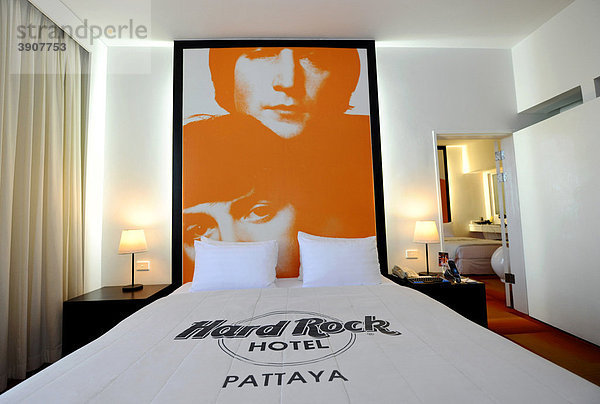 Zimmer im Hard Rock Hotel  Pattaya  Thailand  Asien