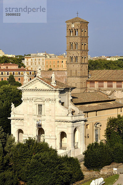 Basilika Santa Francesca Romana  Campanile  Forum Romanum  Rom  Latium  Italien  Europa