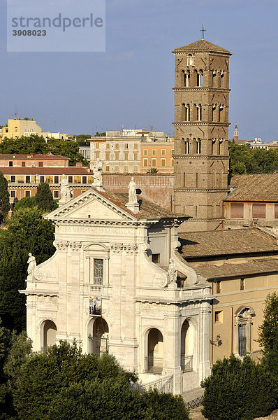 Basilika Santa Francesca Romana  Campanile  Forum Romanum  Rom  Latium  Italien  Europa