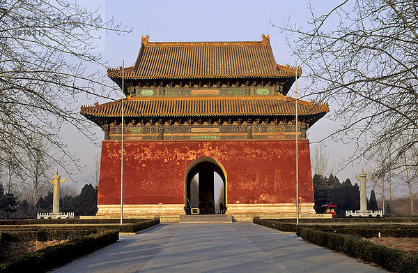 Seelenhalle  Minggräber  Shisanling  China  Asien