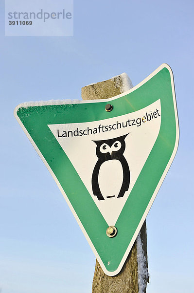 Schild Landschaftsschutzgebiet