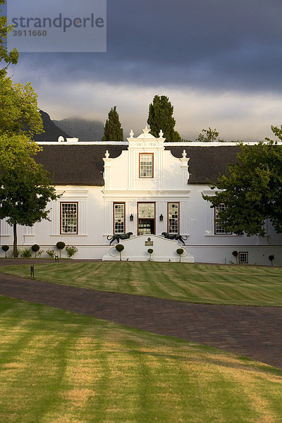 Luxushotel Lanzerac  Landhaus im kapholländischen Stil  Stellenbosch  Winelands  Kapstadt  Südafrika  Afrika