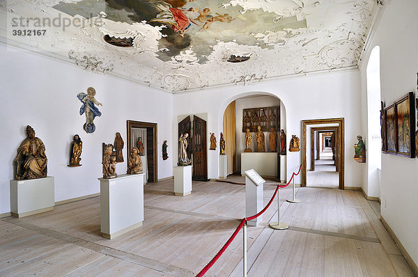 Museum der Benediktinerabtei Ottobeuren  Bayern  Deutschland  Europa