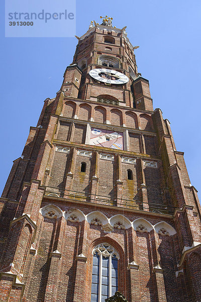 Martinskirche in Landshut  Bayern  Deutschland  Europa