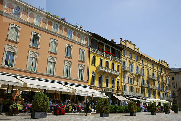 Cafes in Como  Italien  Europa