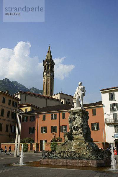 Denkmal in Lecco  Italien  Europa