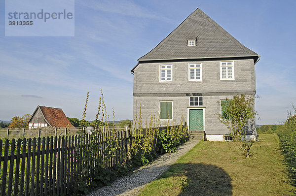 Pastorat  Pfarrhaus  Freilichtmuseum  westfälisches Landesmuseum für Volkskunde  Detmold  Nordrhein-Westfalen  Deutschland  Europa