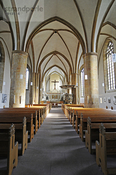 Neustädter Marienkirche  Hallenkirche  Gotik  Bielefeld  Ostwestfalen Lippe  Nordrhein-Westfalen  Deutschland  Europa