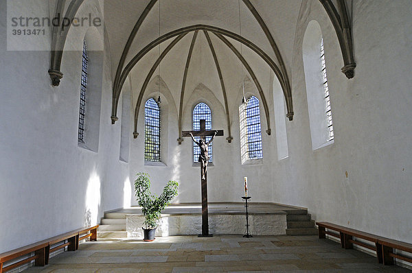 Kruzifix  Stiftskirche St Felicitas  Kirche  Vreden  Münsterland  Nordrhein-Westfalen  Deutschland  Europa