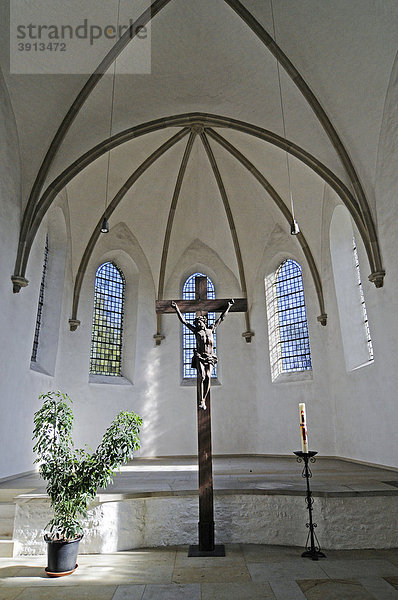 Kruzifix  Stiftskirche St Felicitas  Kirche  Vreden  Münsterland  Nordrhein-Westfalen  Deutschland  Europa