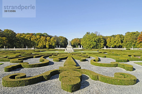 Schlosspark  Schloss Nordkirchen  Wasserschloss  Kreis Coesfeld  Münsterland  Nordrhein-Westfalen  Deutschland  Europa