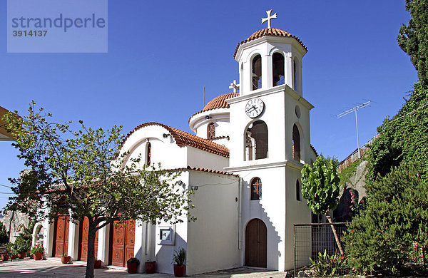Neue Kirche  Agios Joannis Kirche  Axos  Kreta  Griechenland  Europa
